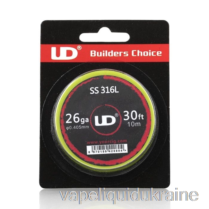 Vape Ukraine UD Youde Resistance Wire 26 GA - SS316 Stainless Steel